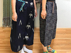 織りひも付き スカーチョ